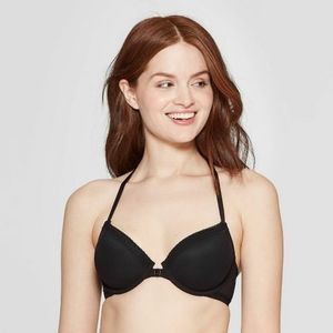 BLACK BRA RACERBACK NWT